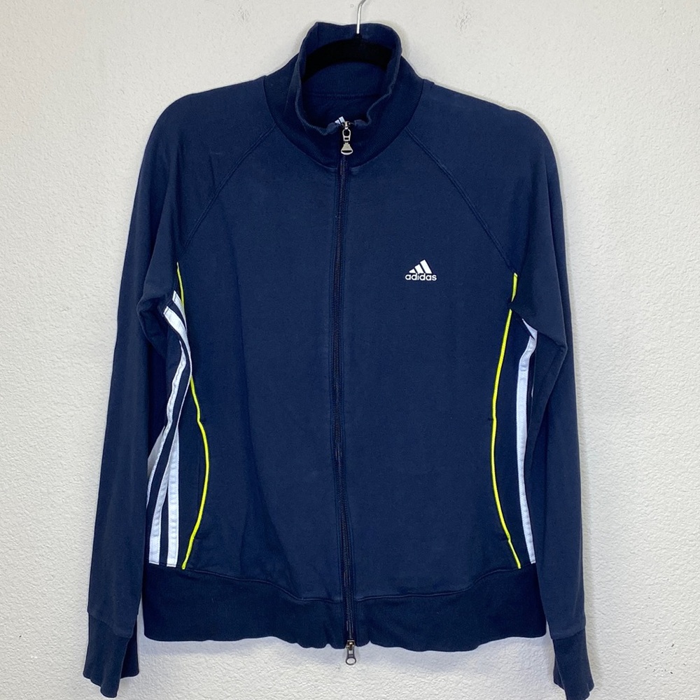 Adidas Zip Front Sweatshirt Women's Size Large